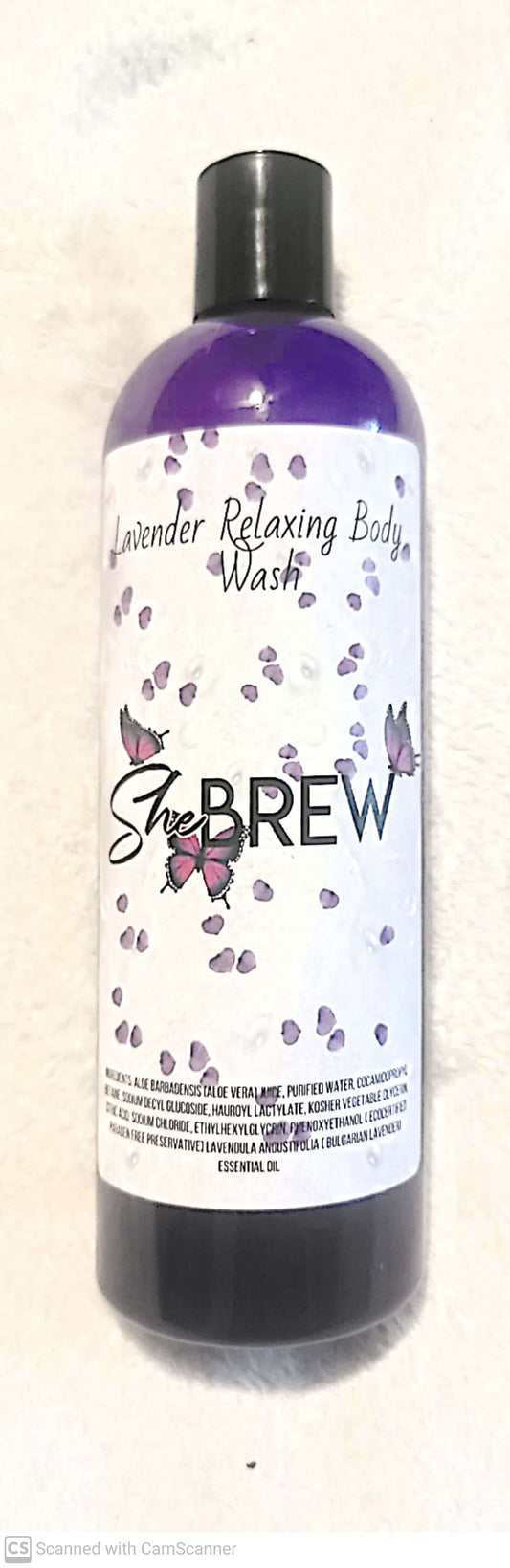 Lavender Relaxing Body Wash Large